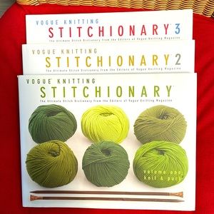Stitchionary Volumes 1-3 Knitting Books 🧶